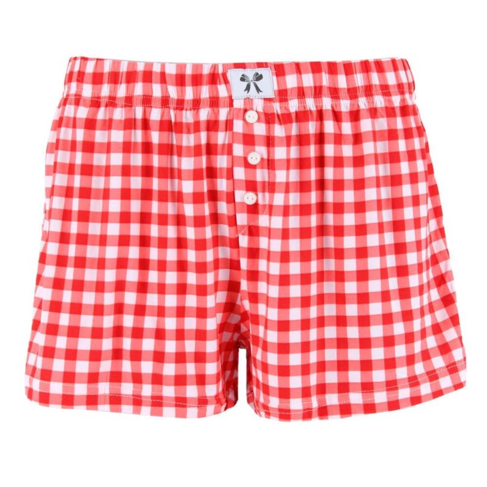 CTM Women's Patterned Pajama Boxer Style Short by Roll Outta Bed